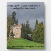 CASTLE LEOD - Scotland MacKenzie Clan Fotoplaat (Voorkant)