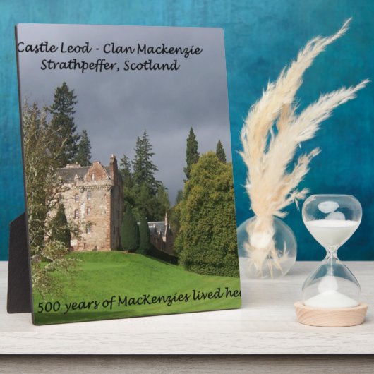 CASTLE LEOD - Scotland MacKenzie Clan Fotoplaat (Zijkant)