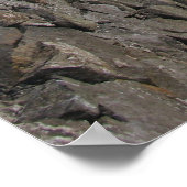 Castle Lindisfarne op het Heilige eiland Poster (Hoek)