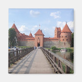 Castle - LITOUWEN op het eiland Trakai — Magneet (Voorkant)