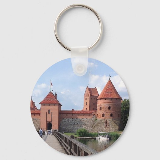 Castle - LITOUWEN op het eiland Trakai — Sleutelhanger (Voorkant)