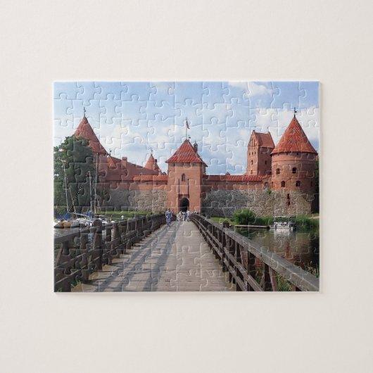 Castle - Litouwen — Trakai Island — Legpuzzel (Horizontaal)