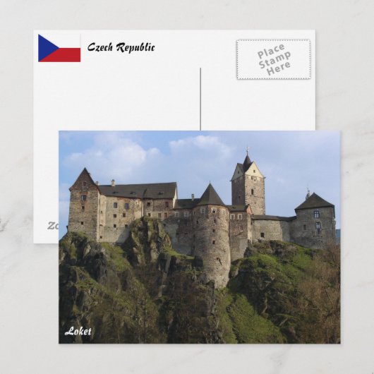 Castle Loket Briefkaart (Voorkant / Achterkant)