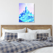 Castle Maelstrom Canvas Afdruk (Insitu (Slaapkamer))