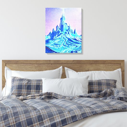 Castle Maelstrom Canvas Afdruk (Insitu (Slaapkamer))