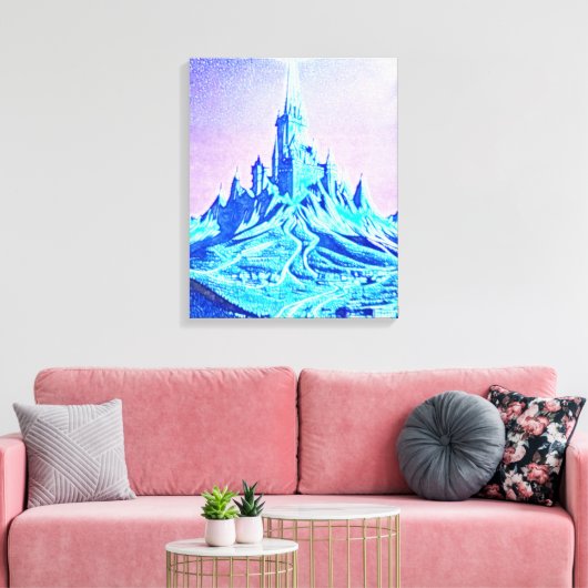 Castle Maelstrom Canvas Afdruk (Insitu (Woonkamer))