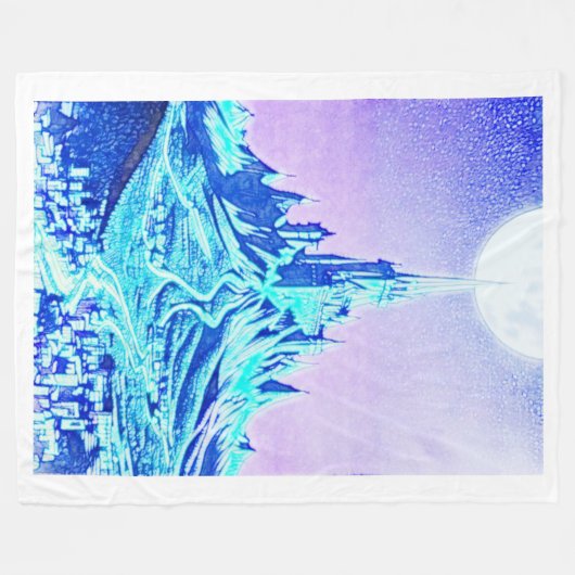 Castle Maelstrom Fleece Deken (Voorkant (Horizontaal))