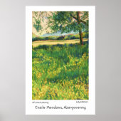Castle Meadows, Abergavenny Print of Poster (Voorkant)