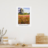 Castle Meadows, Abergavenny Print of Poster (Keuken)