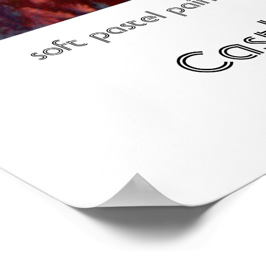 Castle Meadows, Abergavenny Print of Poster (Hoek)