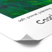 Castle Meadows, Abergavenny, Wales Poster (Hoek)