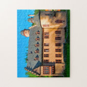 Castle Mespelbrunn Bavaria Duitsland. Legpuzzel (Verticaal)