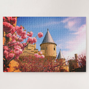 Castle met Flowers Legpuzzel