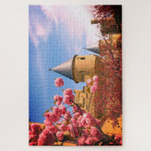 Castle met Flowers Legpuzzel (Verticaal)