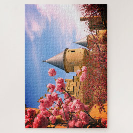 Castle met Flowers Legpuzzel