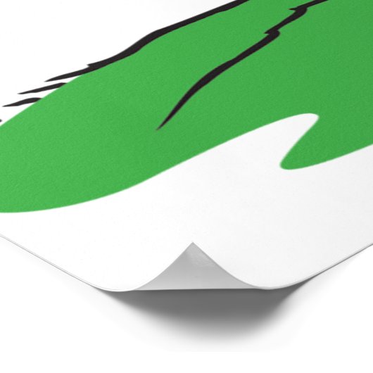 Castle met vlaggen poster (Hoek)