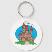 Castle met vlaggen sleutelhanger (Achterkant)