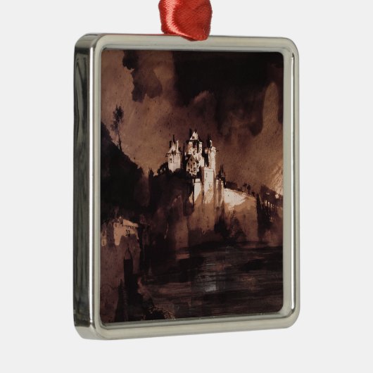 Castle Metalen Ornament (Rechts)