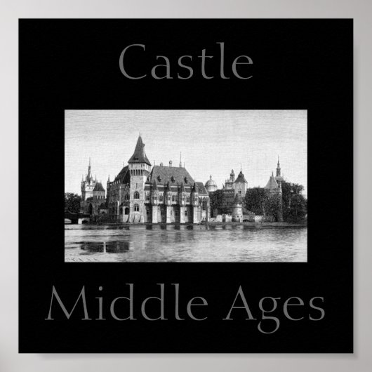 Castle Middle Ages Poster (Voorkant)