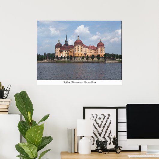 Castle Moritzburg Poster (Thuiskantoor)