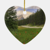 Castle Mountain Banff Keramisch Ornament (Achterkant)