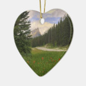 Castle Mountain Banff Keramisch Ornament (Links)