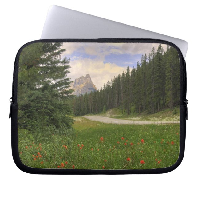 Castle Mountain Banff Laptop Sleeve (Voorkant)