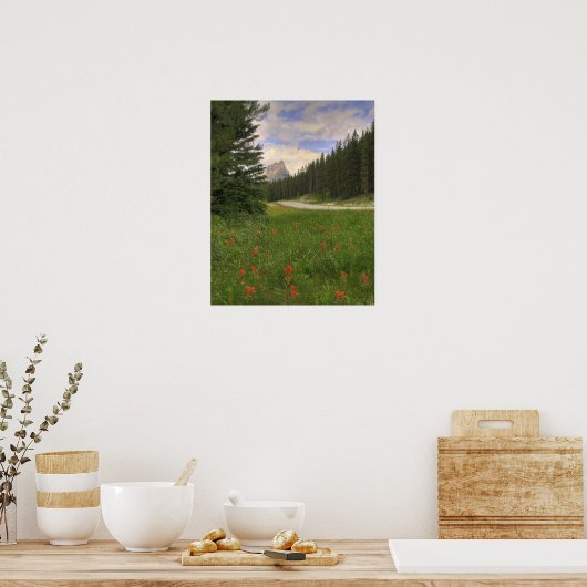 Castle Mountain Banff Poster (Keuken)