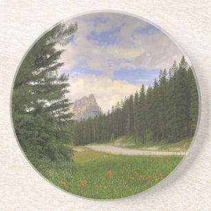 Castle Mountain Banff Zandsteen Onderzetter