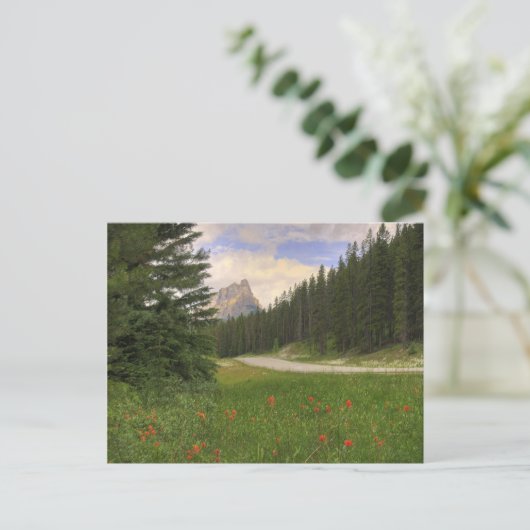 Castle Mountain Briefkaart (Staand voorkant)