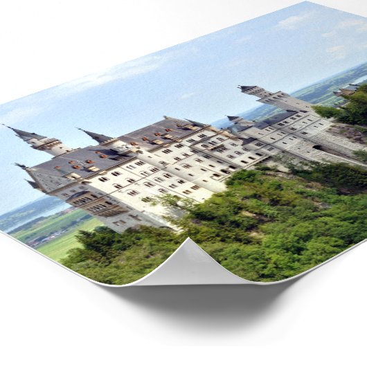 Castle Neuschwanstein Bavaria Duitsland Poster (Hoek)