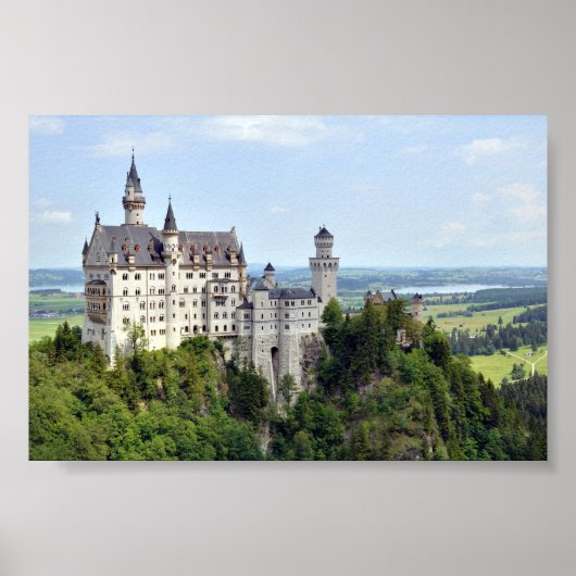 Castle Neuschwanstein Bavaria Duitsland Poster (Voorkant)