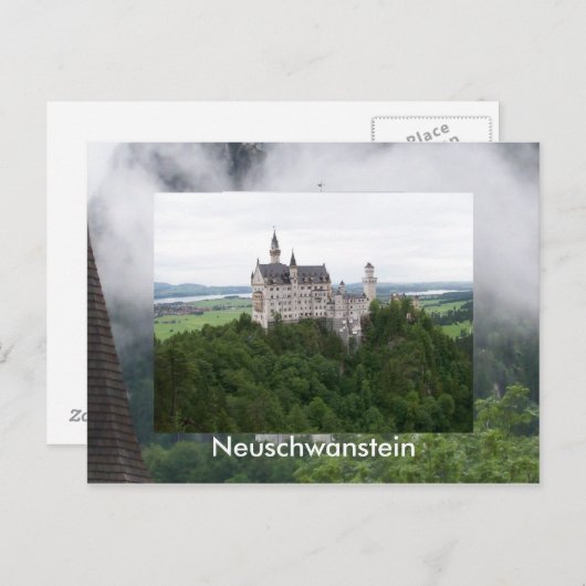 Castle Neuschwanstein Briefkaart (Voorkant / Achterkant)