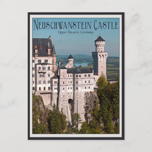 Castle Neuschwanstein Briefkaart (Voorkant)
