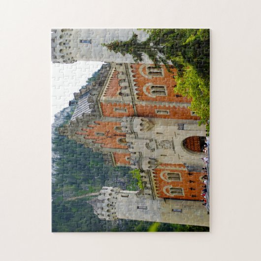 Castle Neuschwanstein Duitsland. Legpuzzel (Verticaal)