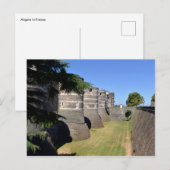 Castle of Angers in Frankrijk Briefkaart (Voorkant / Achterkant)