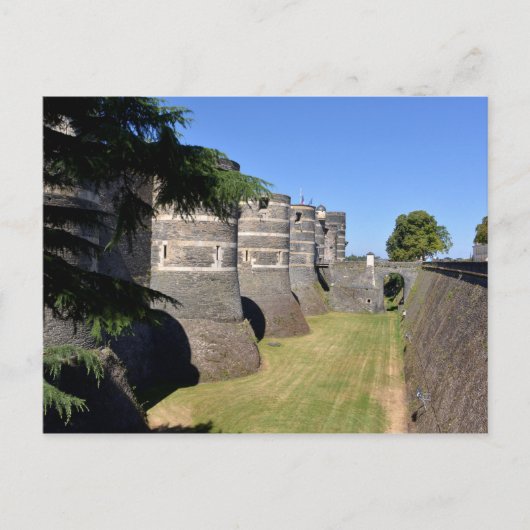 Castle of Angers in Frankrijk Briefkaart (Voorkant)