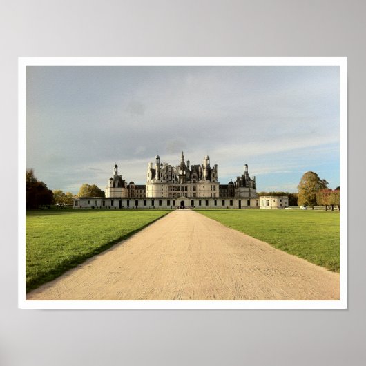 Castle of Chambord, Frankrijk Poster (Voorkant)