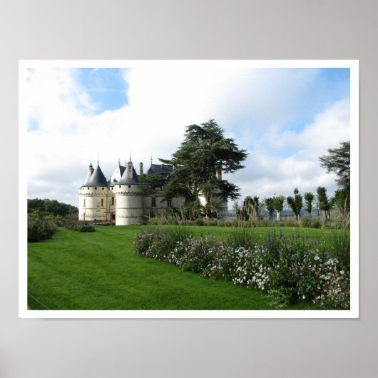 Castle of Chaumont-sur-Loire, Frankrijk Poster (Voorkant)