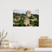 Castle of Europe in Turkije Poster (Keuken)