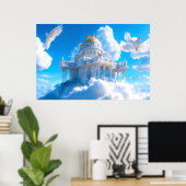 Castle of Lofty Aspirations Poster (Thuiskantoor)