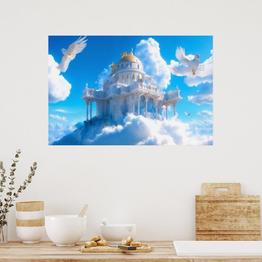 Castle of Lofty Aspirations Poster (Keuken)