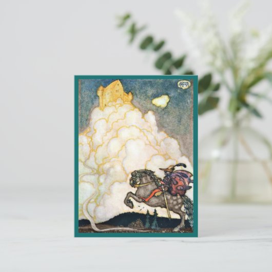 Castle of Rosy Clouds Briefkaart (Staand voorkant)