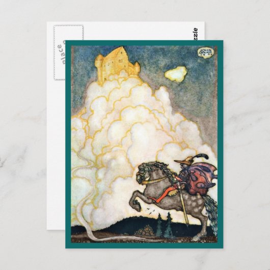 Castle of Rosy Clouds Briefkaart (Voorkant / Achterkant)