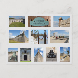 Castle of San Marcos Briefkaart St. Augustine, Fl.