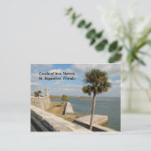 Castle of San Marcos Feestdagenkaart (Staand voorkant)