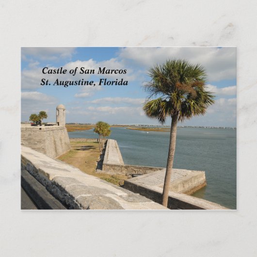 Castle of San Marcos Feestdagenkaart (Voorkant)