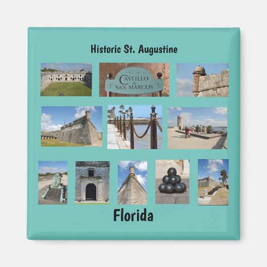 Castle of San Marcos Magneet (Voorkant)