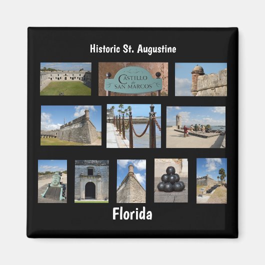 Castle of San Marcos St. Augustine, Fl. Magneet (Voorkant)
