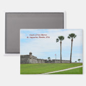 Castle of San Marcos St. Augustine, Florida Magneet (Voorkant / Achterkant)